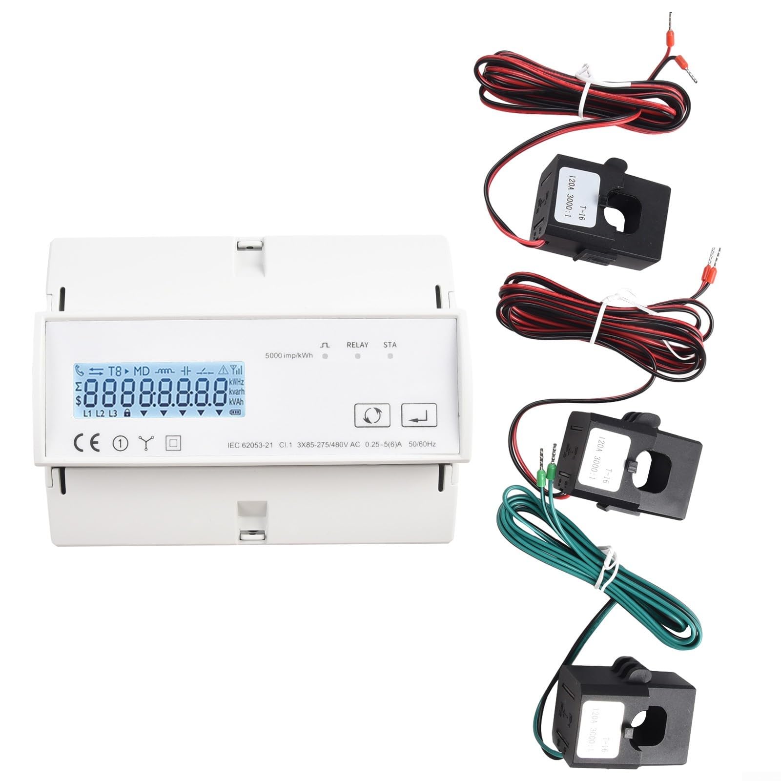 WiFi KWh Zähler 200A Spule Fernüberwachung