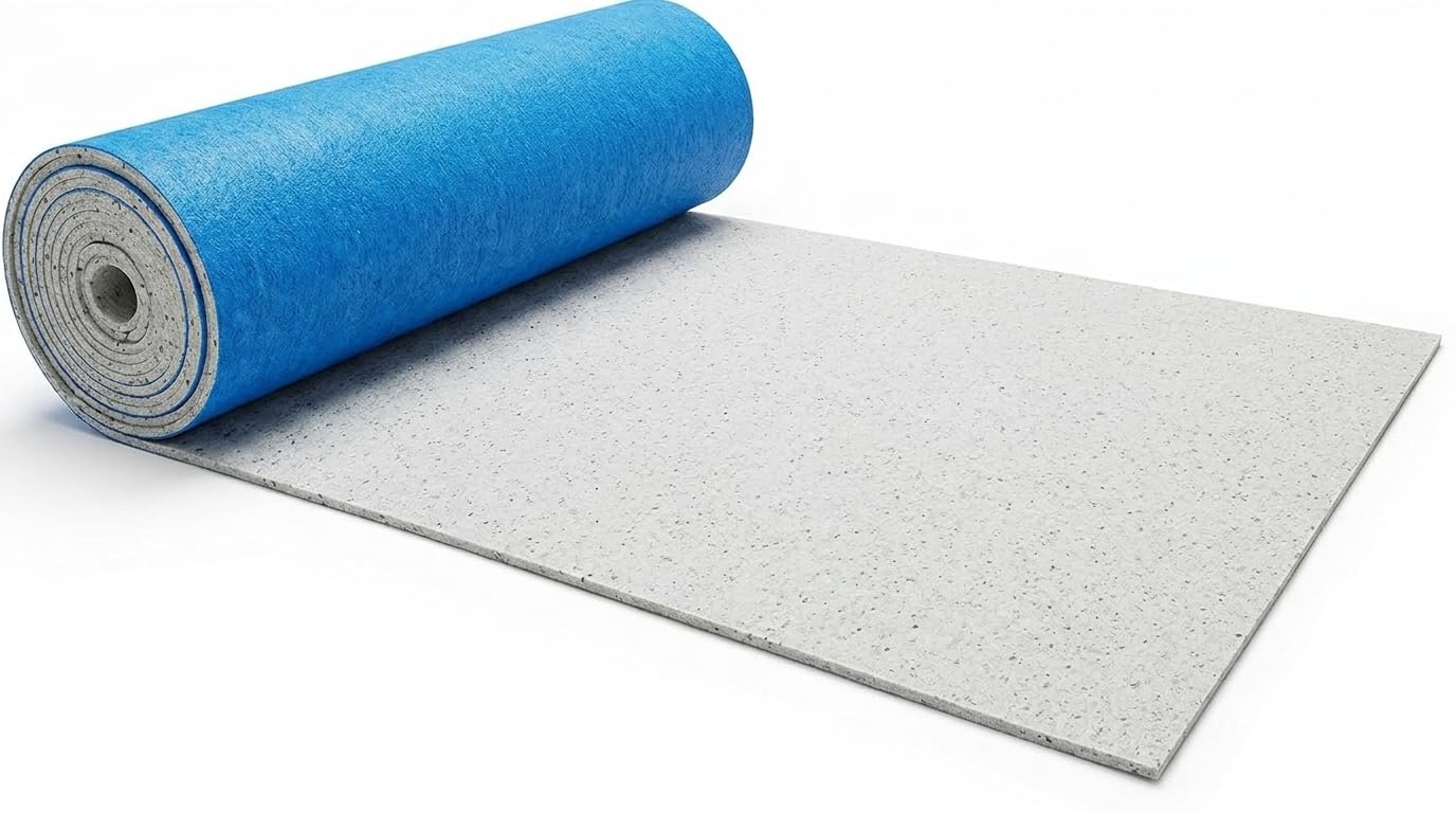 Sottotappeto in schiuma PU spessore 12 mm Lusso Morbido, resistente alle macchie Eccellente isolamento termico e acustico Ecologico Ideale per camere da letto e soggiorni 5m2