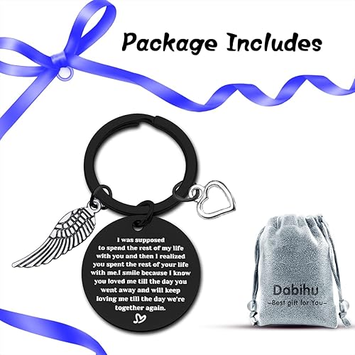 Miniatura 7 de Regalos conmemorativos, llavero de condolencias, regalo para la pérdida de ser querido en memoria de esposoesposa, regalos conmemorativos de