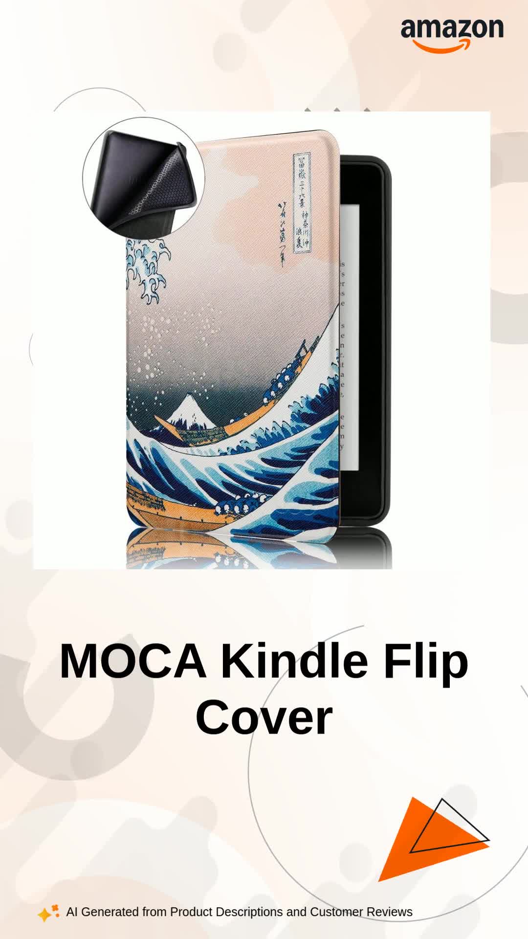 MOCA Compatible Smart Flip Cover case for 2018 All Kindle MOCA Compatible Smart Flip Cover case for 2018 All Kindle