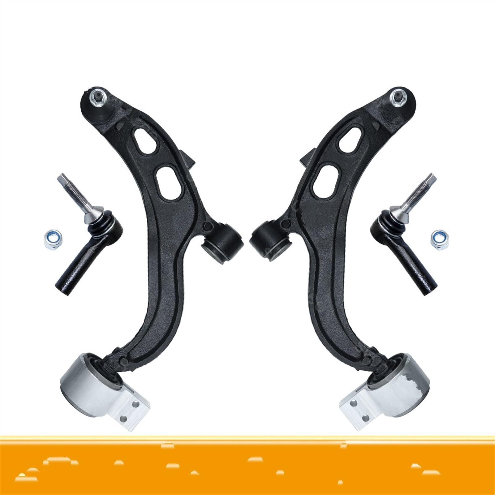 Bracci sospensioni Auto Compatibile con Ford per Taurus per Flex 2010 2011 2012 MCF2260 MCF2259 Kit Tirante di Controllo Inferiore della Sospensione Anteriore Esterno Ricambi Auto