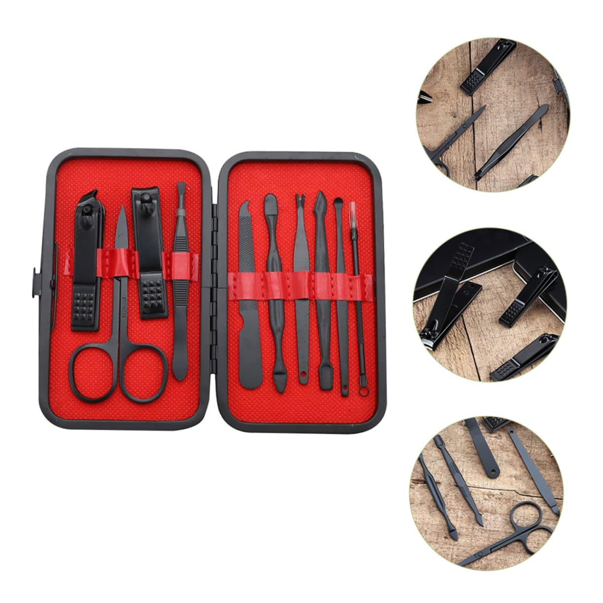 Ipetboom 3sets Manicure e Pedicure Professionale Inossidabile Kit Completo Per Unghie Strumenti Di Bellezza Per Manicure e Pedicure Per Famiglia e Amici