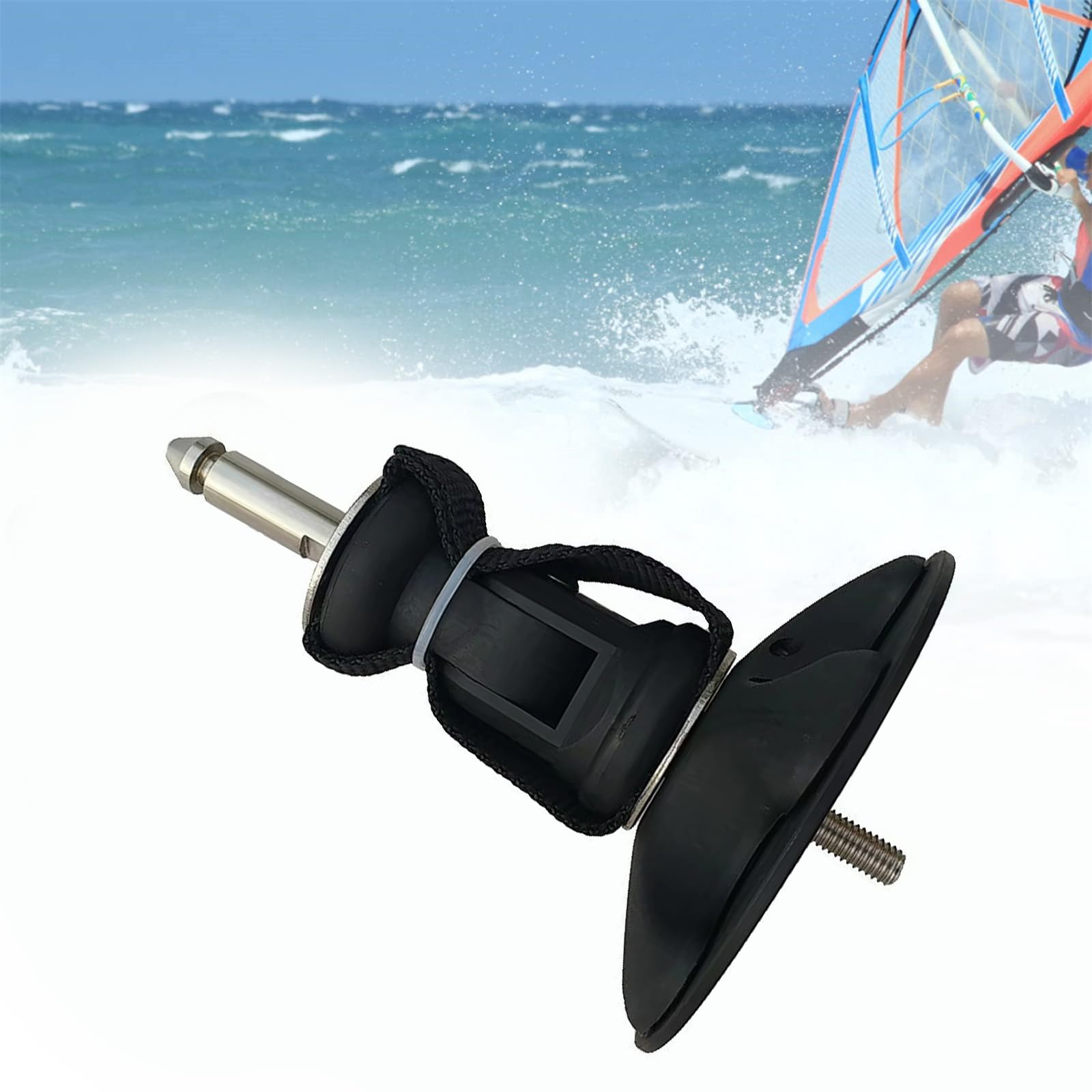 KAIXINXIN Sail Base Board Windsurf Mast Base Replacement Surfing Baseplate Sail Base 360 Degree Universals Windsurfing Mast Base