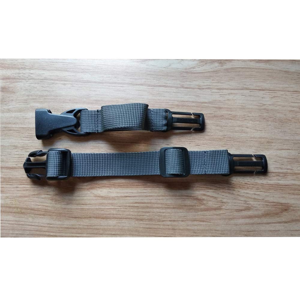 AmlrtHDHYK Backpack Chest Strap- Nylon -Suitable for Webbing on The Backpack up to1in. (Wolf Grey)