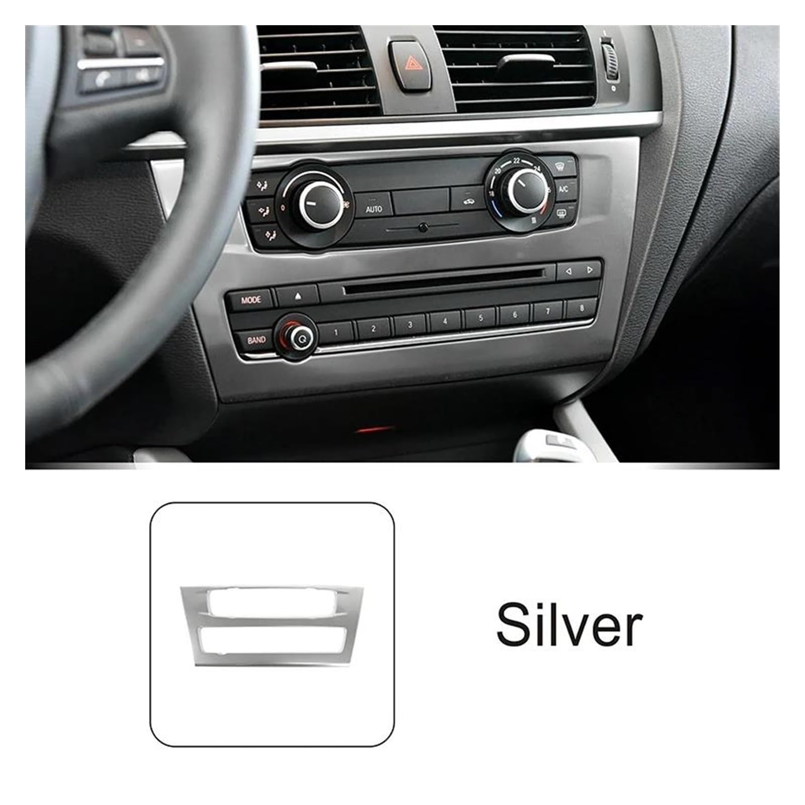 Kratzfeste Armaturenbrettverkleidung Auto Styling Center Konsole CD Rahmen Dekoration Für X3 F25 2011-2017 Innen Zentrale Panel Abdeckung Trim