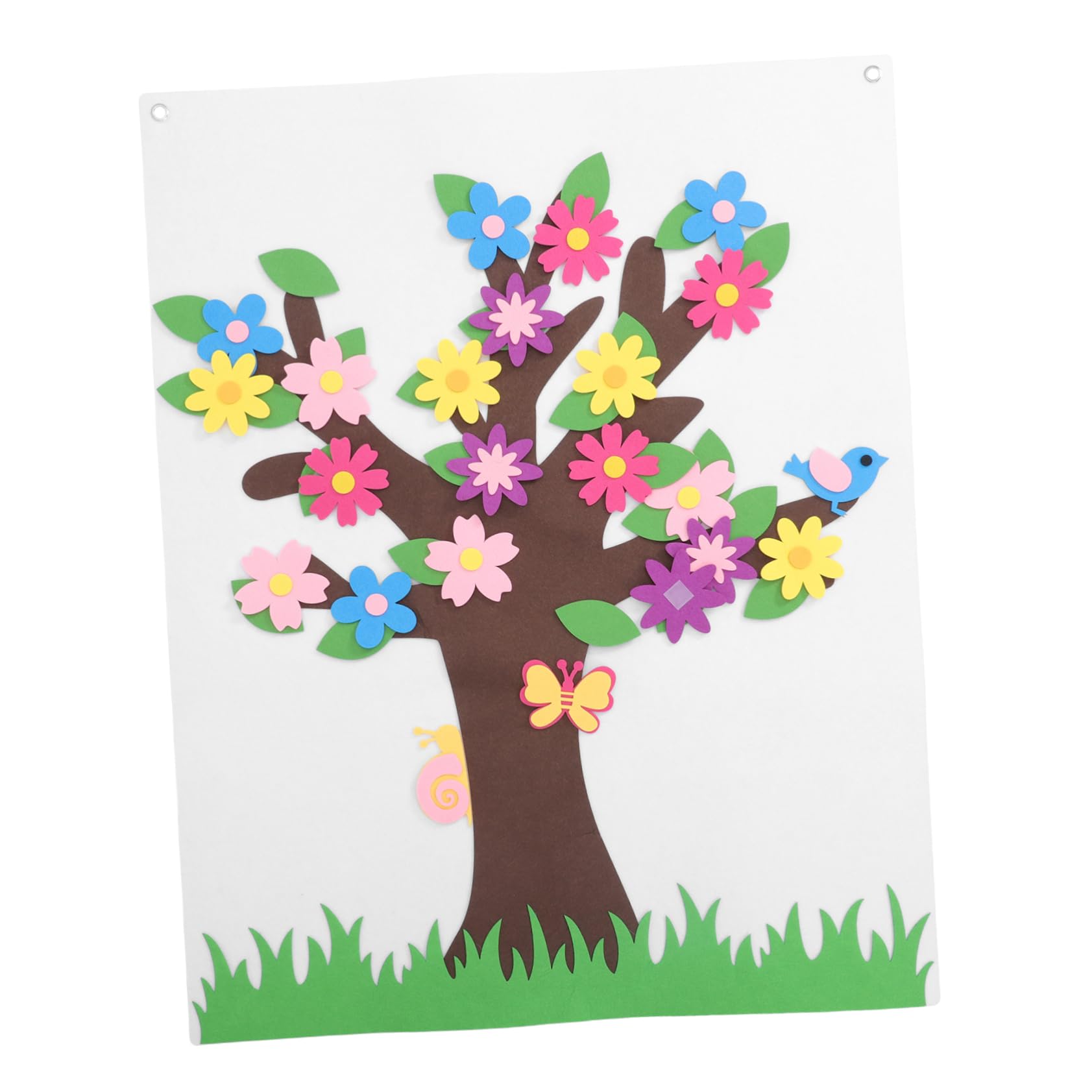 Hohopeti Handmade Storyboard Set 1 Set Felt Board Pre-Holed Design for Boys and Girls