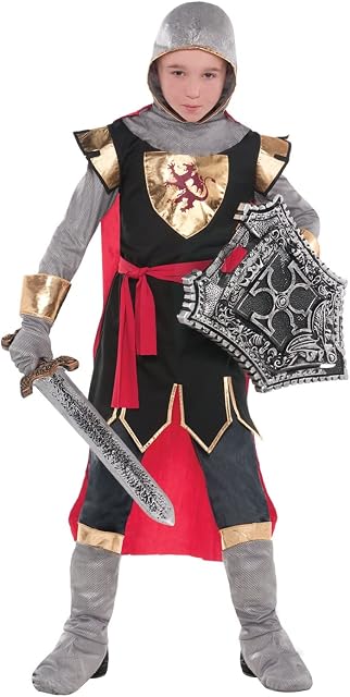 amscan 997647 Boys Knight Crusader Book Week Fancy Dress Costume Age 4-6 Years