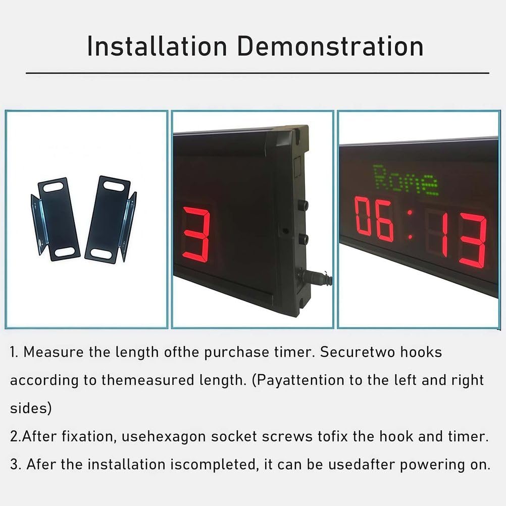 Reloj de pared con zona horaria para 5 ciudades, brillo ajustable, carcasa de aluminio, ideal para el hogar, oficina, hoteles, aeropuertos