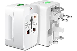 Worldwide Power Adapter Works for Karbonn Titanium S1 Plus Is Universal for...