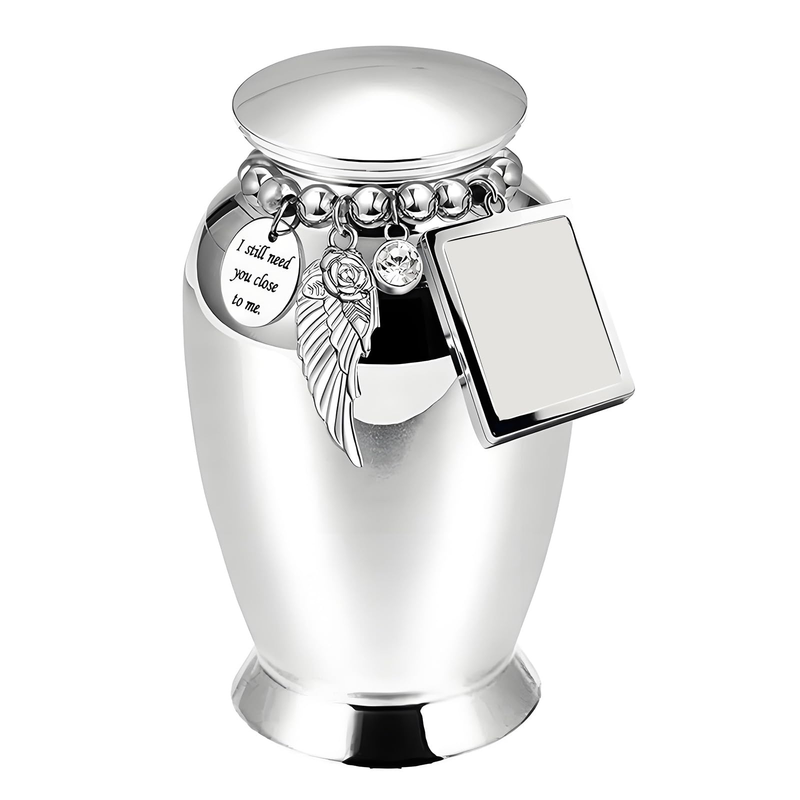 Hredyqw Memorial Cremation Urn Jewelry Pet Cremation Jewelry Ashes Casket Creative Pet Urn Casket