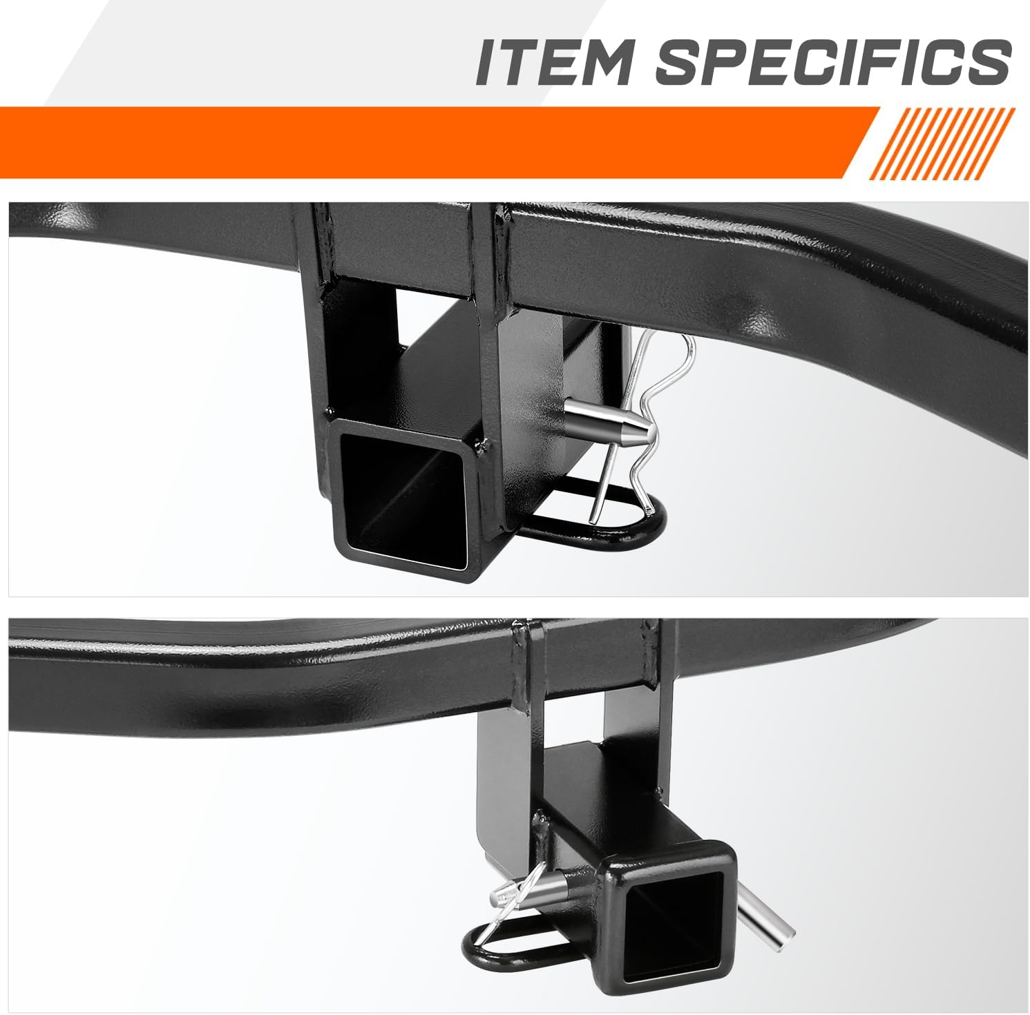 PM PERFORMOTOR Rear Class 3 Trailer Hitch 2" Receiver Compatible with 2022-2024 Infiniti QX60 Nissan Pathfinder, Black