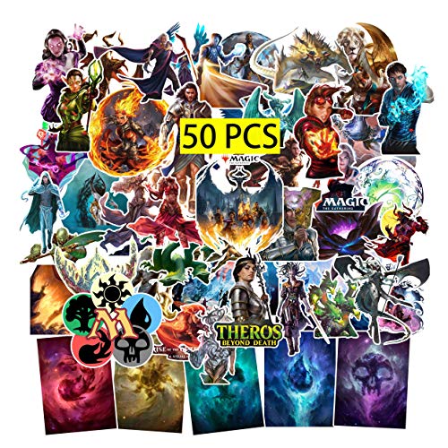 GTOTd Stickers for Magic The Gathering (50Pcs，Large Size).Gifts MTG Games Merch Party Supplies Decor Decals Vinyls for Laptop Waterbottle Phone Teens Girls.