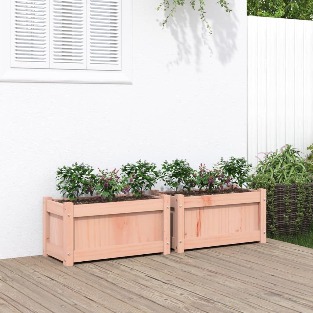 Fioriere da Giardino in Legno Solido Douglas, capacità Generosa, Funzione Decorativa con Un Design Notevole per Gli Appassionati di Fai -da -Te
