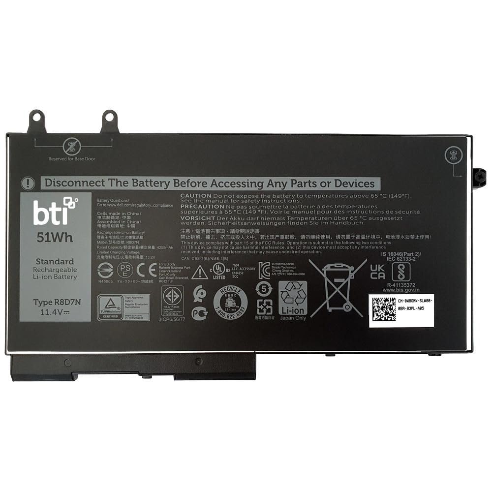 Bti Latitude 5420 Rugged Battery 11.4V 51Wh 3 Cells