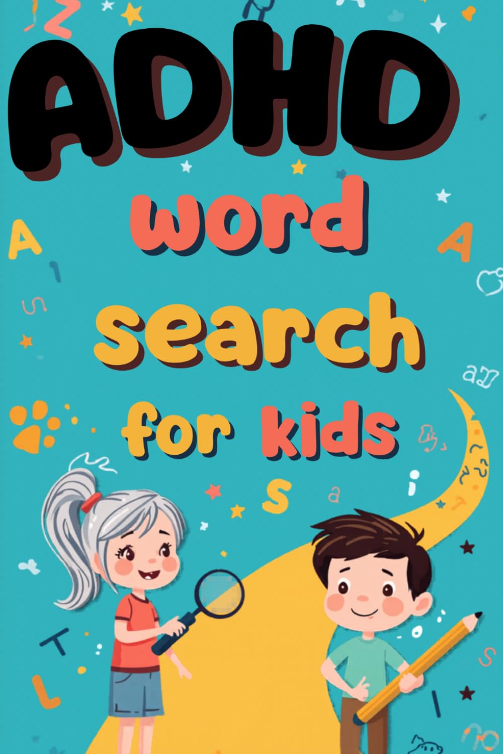 ADHD word search for kids