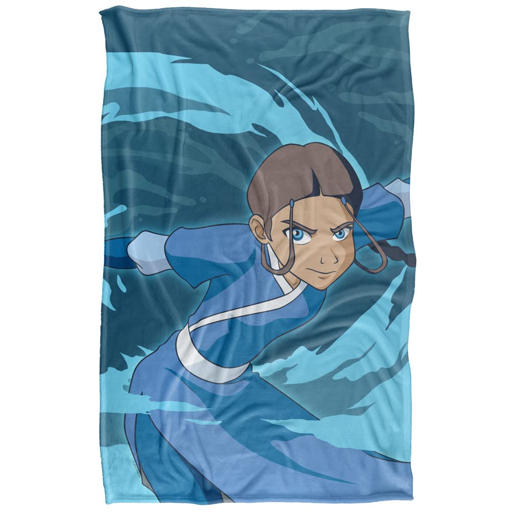 Manta de Katara Avatar regalo original para fans del anime con tacto sedoso