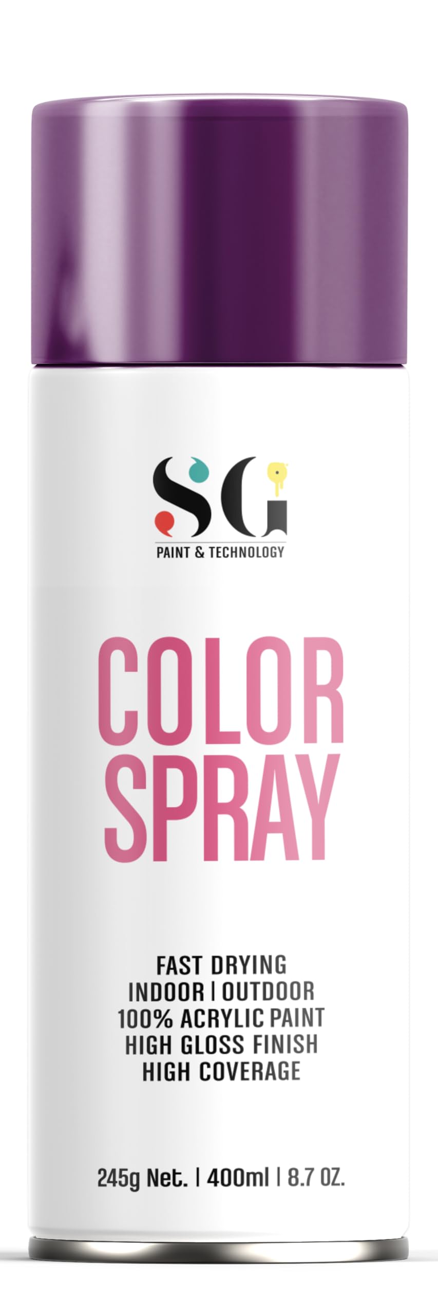 Dark Purple Spray Paint, Quick Drying Spray Paint- Ideal for Canvas, Paper, Wood Walls and Metal- 400ml (B0CVTXZJPJ) Amazon Price History, Amazon Price Tracker
