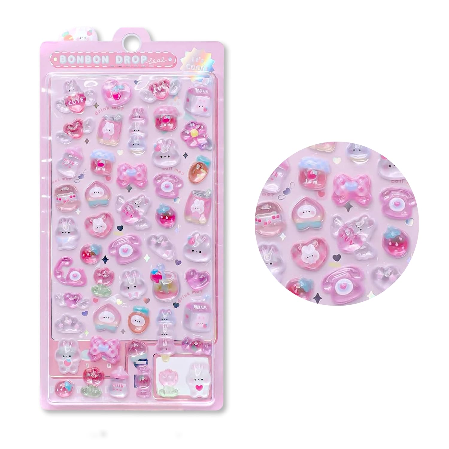 3D Cute Stickers
