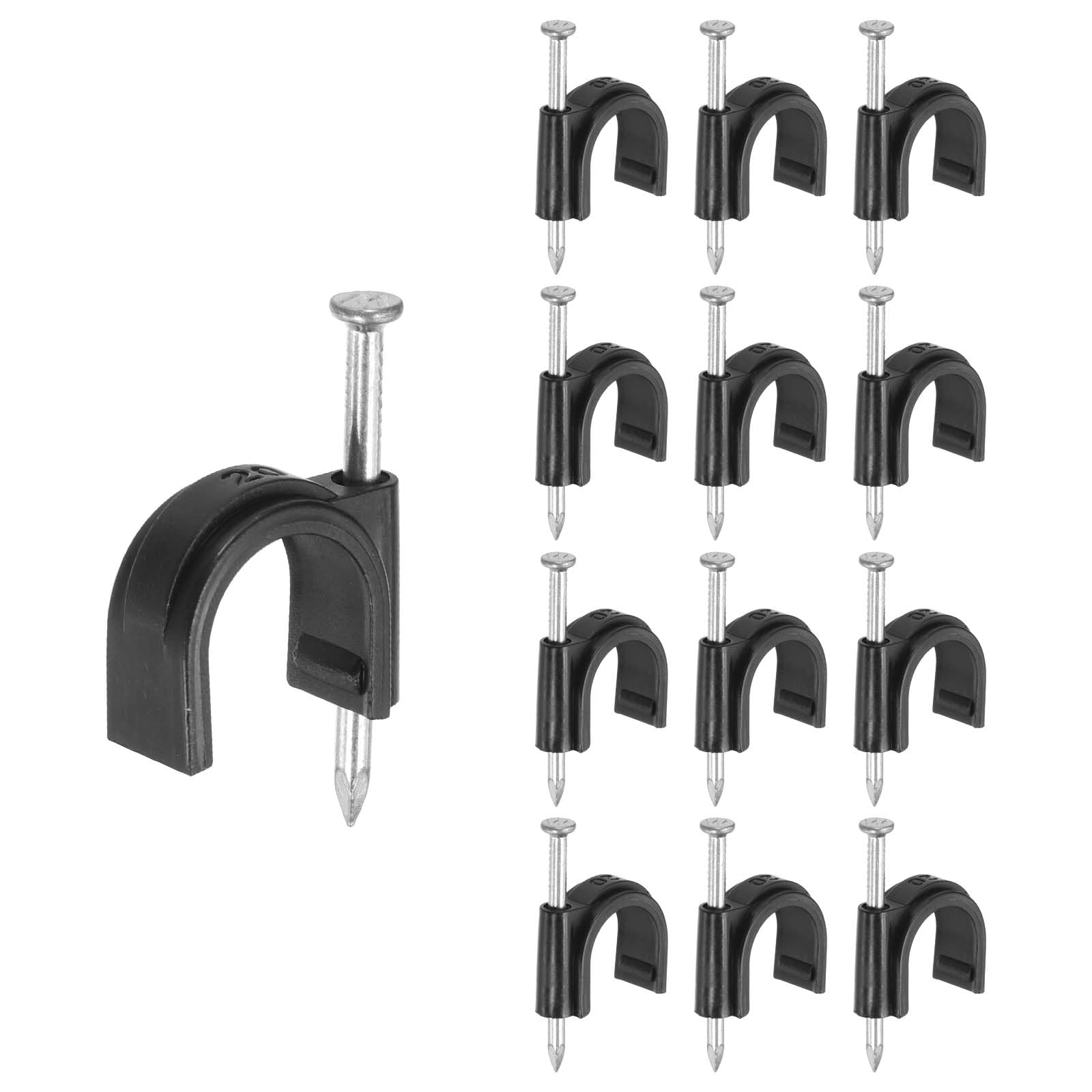 PATIKIL Half Clamp J-Hook with Nail 3/4" / 20mm