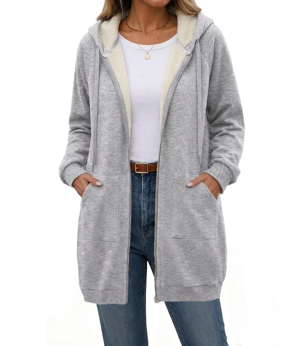 Bluza damska z kapturem, długa, polarowa kurtka z kapturem, zamek błyskawiczny, bluza z kapturem, oversize, kurtka przejściowa z kieszeniami