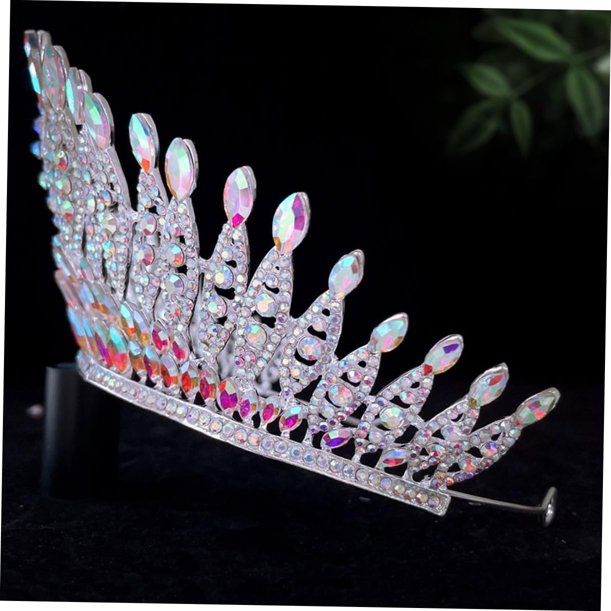 Diadema Corona con Cristalli, Lega di Zinco, Cerchietto Donna | Danza e Compleanno, Design Ricercato, Applicazione Multiuso, Stile Semplice e Distintivo