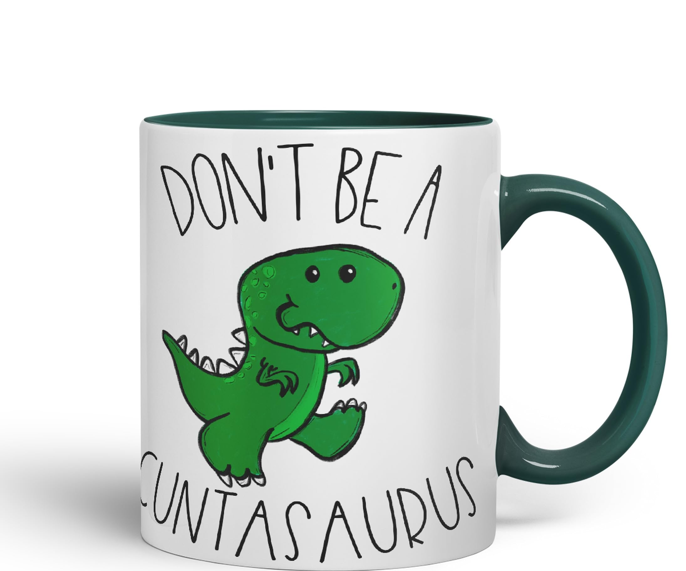 Vixar Don't Be A Cuntasaurus Dinosaur Mug, Sassy Sayings - Image 2