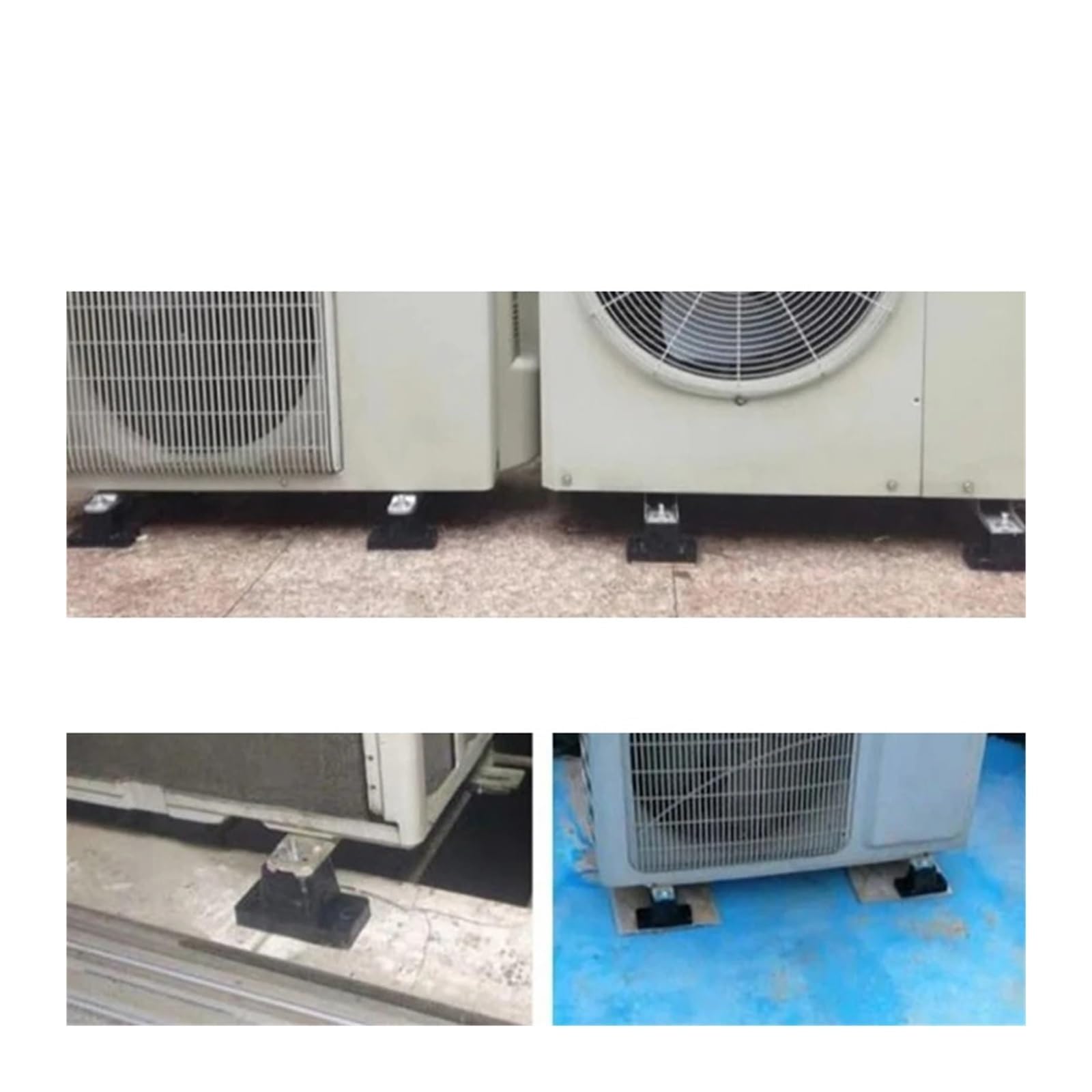 Soporte Amortiguador Almohadillas Aislantes Antivibración Soporte Cojín Aire Acondicionado Montaje De Vibración De Goma