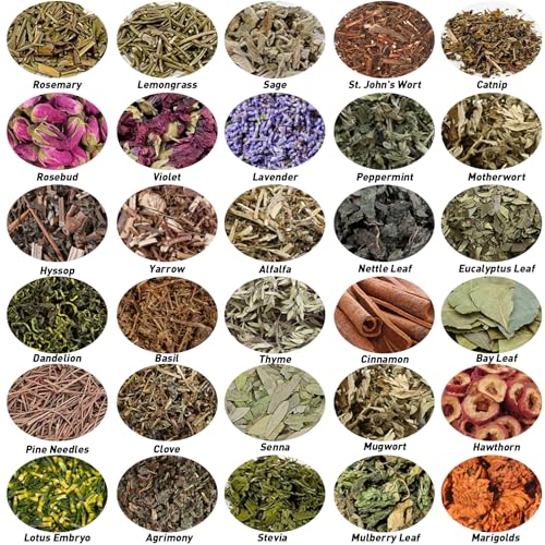 Kit 30 hierbas secas para brujería y rituales paganos miniatura 2