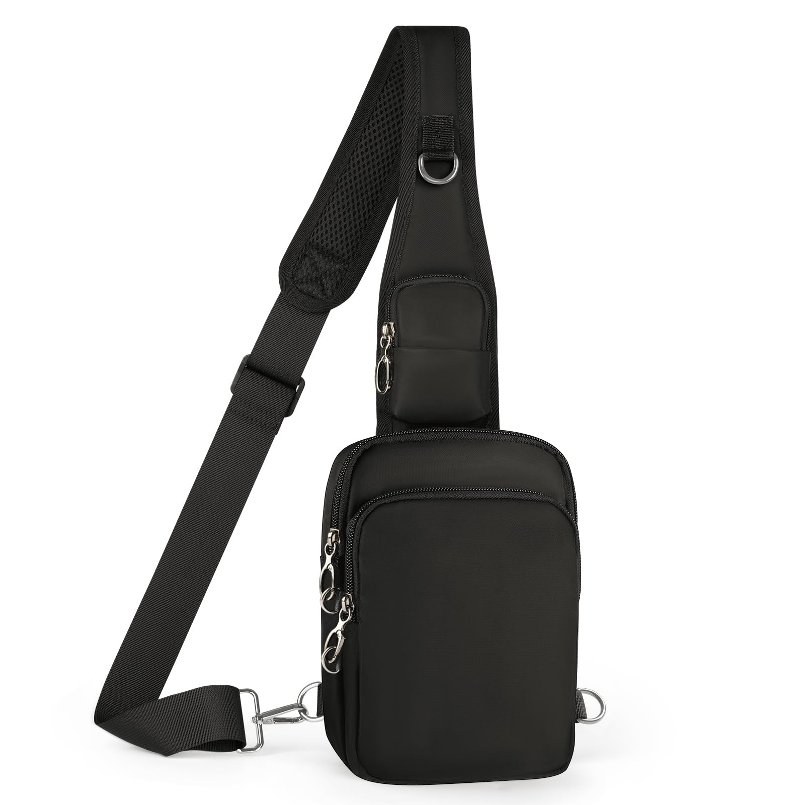 BROADREAM Sling Bag, Crossbody Bag with Anti-Theft Lock Zipper, RFID Blocking & Water Resistant for Travel Work Sport