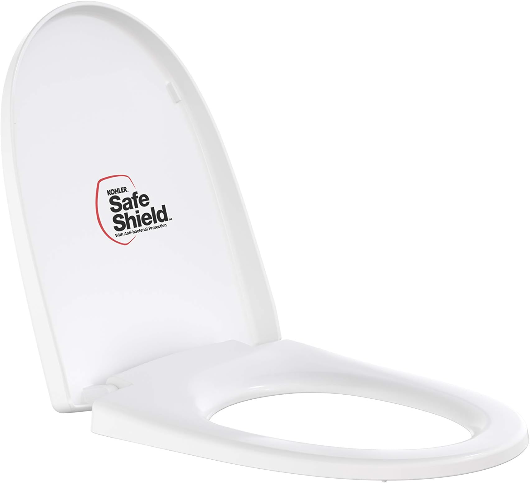 Odeon 8827IN-2-0 Quiet-Close Plastic Toilet Seat (White, 1 Piece)