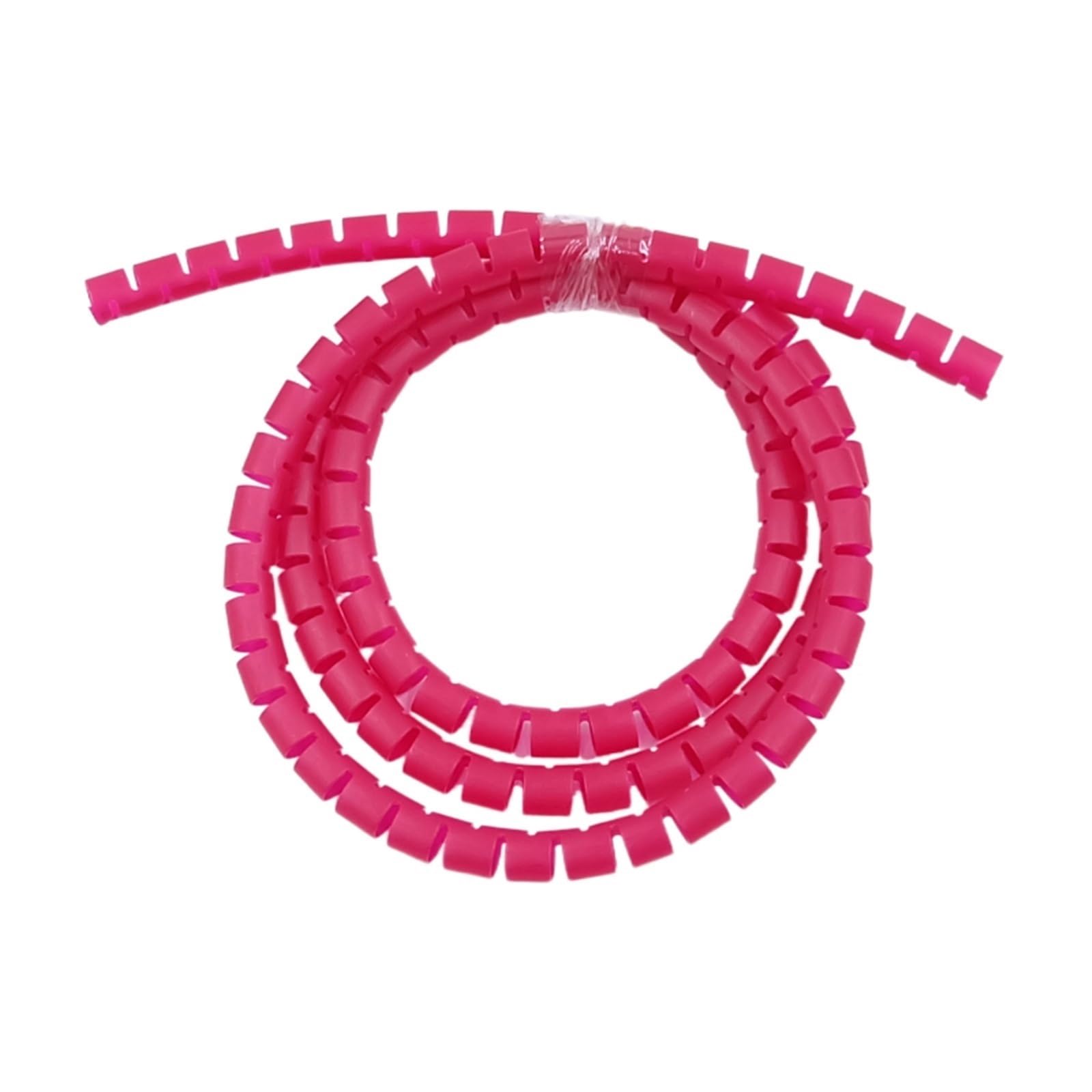 Tubo enrollador de Cables, Funda for gestión de Cables en Espiral Flexible(Red,30mm Inside Diameter)