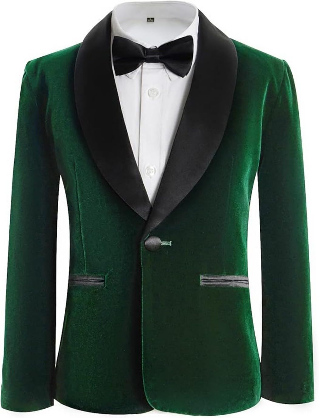 Completo da smoking per ragazzi, 3 pezzi, giacca in pile per bambini, formale, slim fit, in velluto, set per matrimoni, balli di fine anno