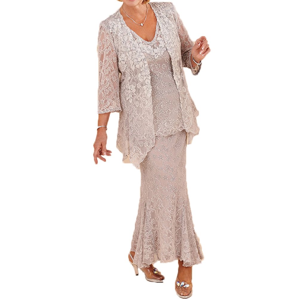 Shinegown Mother Of The Bridal Dresses 3piece Lace