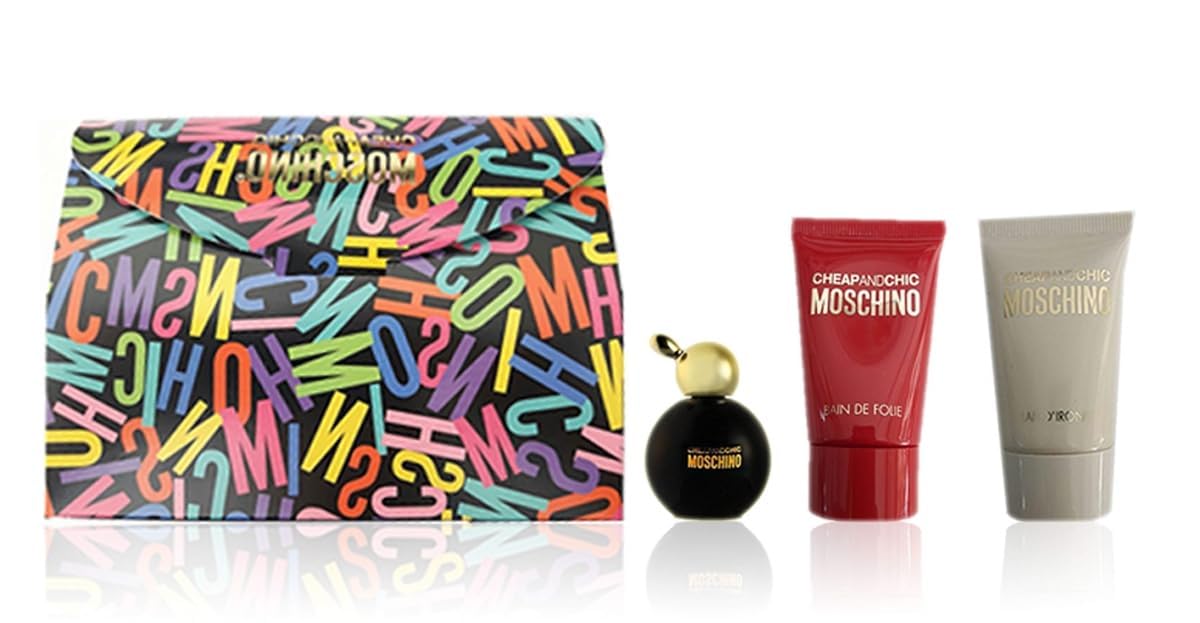 MOSCHINO Cheap and Chic Perfume for Women Gift Set Mini Splash Trio 0.17 Fl Oz. MOSCHINO Cheap and Chic Perfume for Women Gift Set Mini Splash Trio 0.17 Fl Oz.