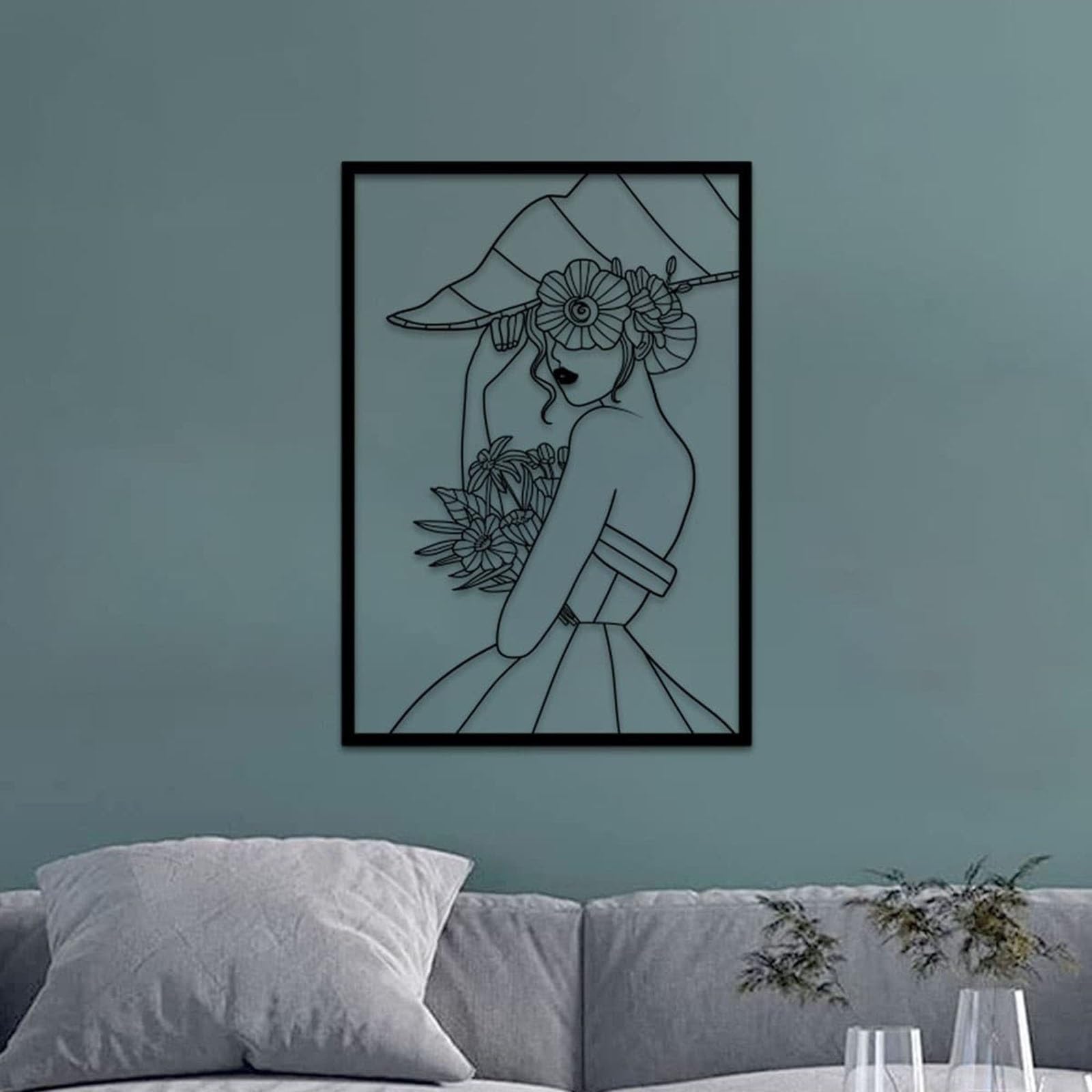 Art mural abstrait de femme : sublimez votre salon et votre chambre avec élégance