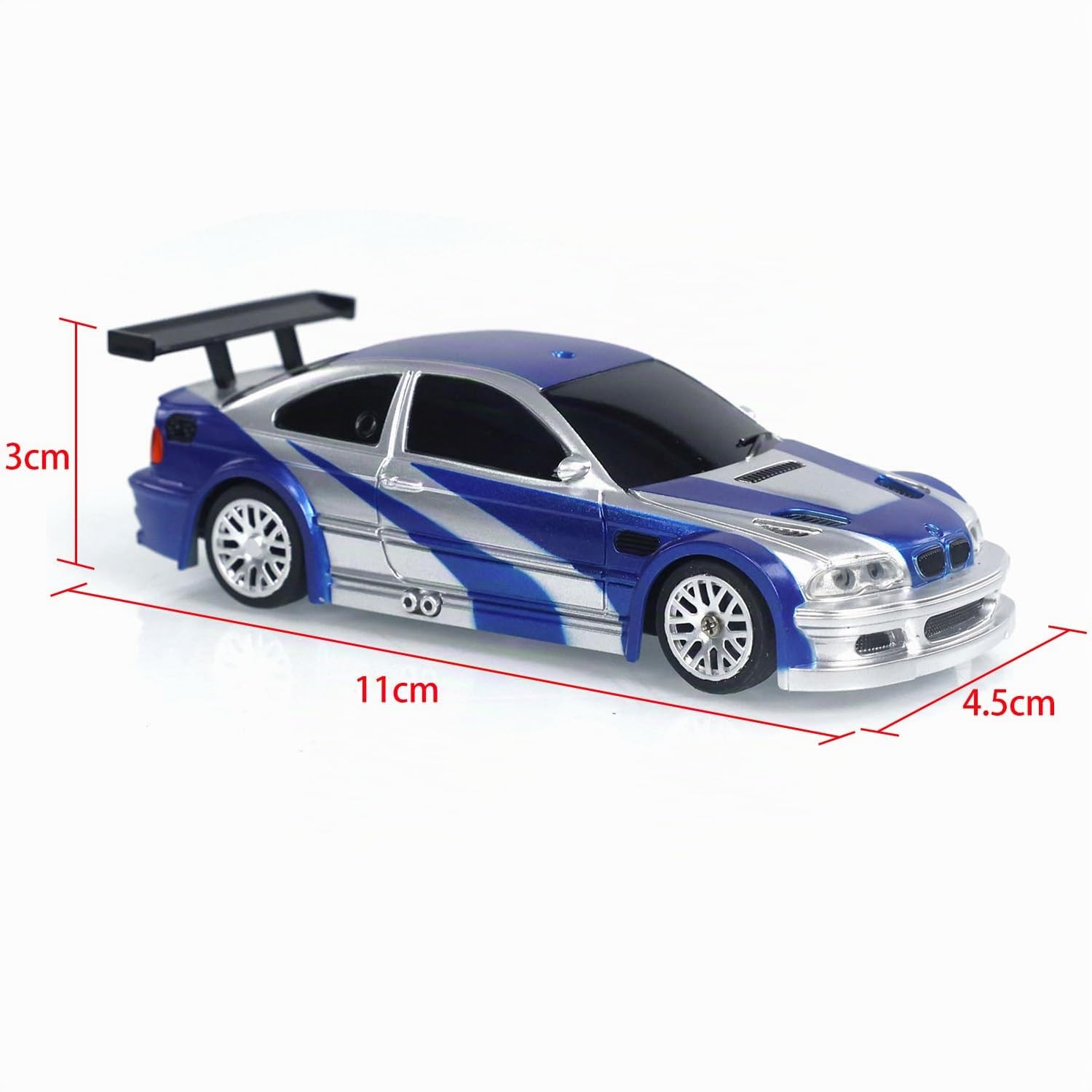 TOUCAN RC HOBBY RC Drift Car 1/43 RTR 4WD Veicolo ad Alta da Corsa Telecomandata Modello con Giroscopio Auto Regali per Ragazzi