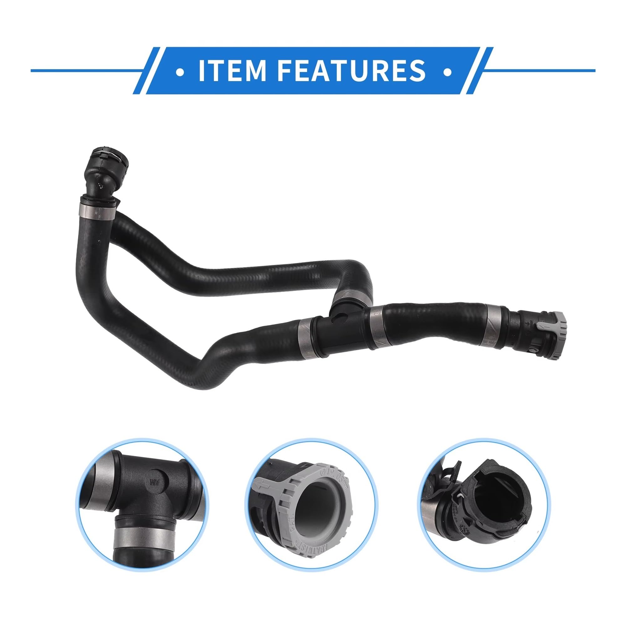 Manguera de admisión para Escape 2013-2019 Lincoln 2017-2019 N.° CV6Z18472T Manguera de calefacción Compatible con la Manguera de admisión de Aire del automóvil