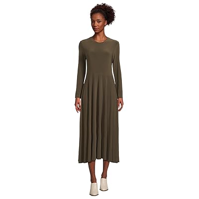 Norma Kamali Long Sleeve Flared Dress Women