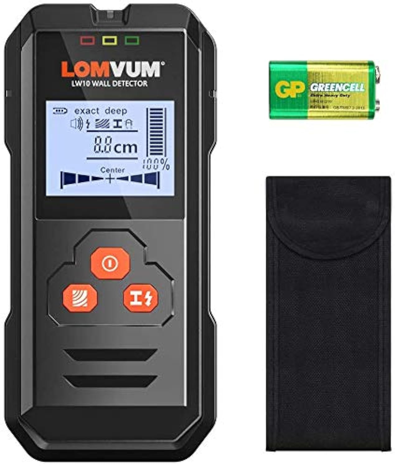 Lomvum 5 in 1 Electronic Multi Function Stud Sensor with Indicators