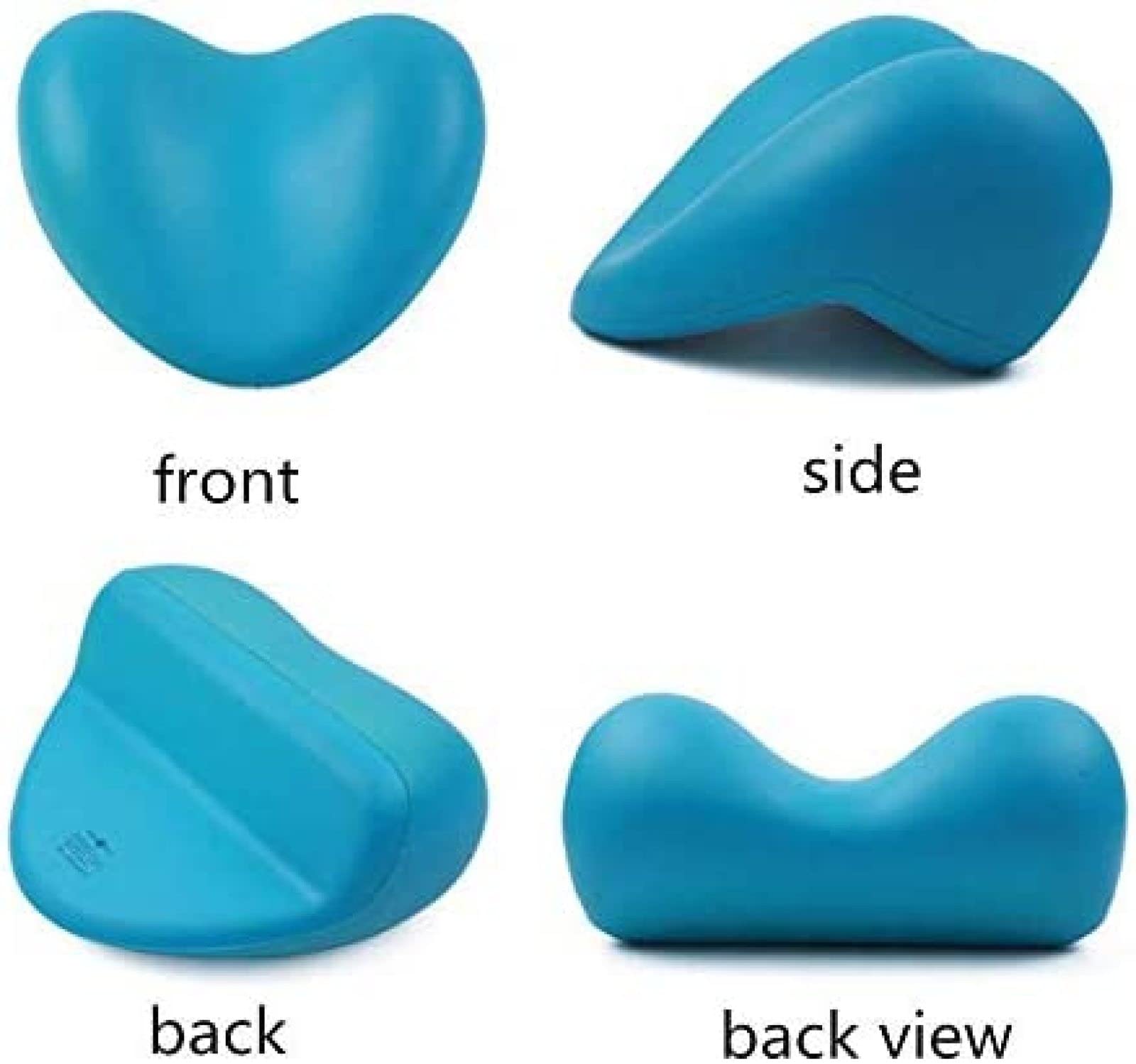 Bath Pillow, Heart Shaped Pillow, Blue, 20 x 16 x 8 cm, Improve9