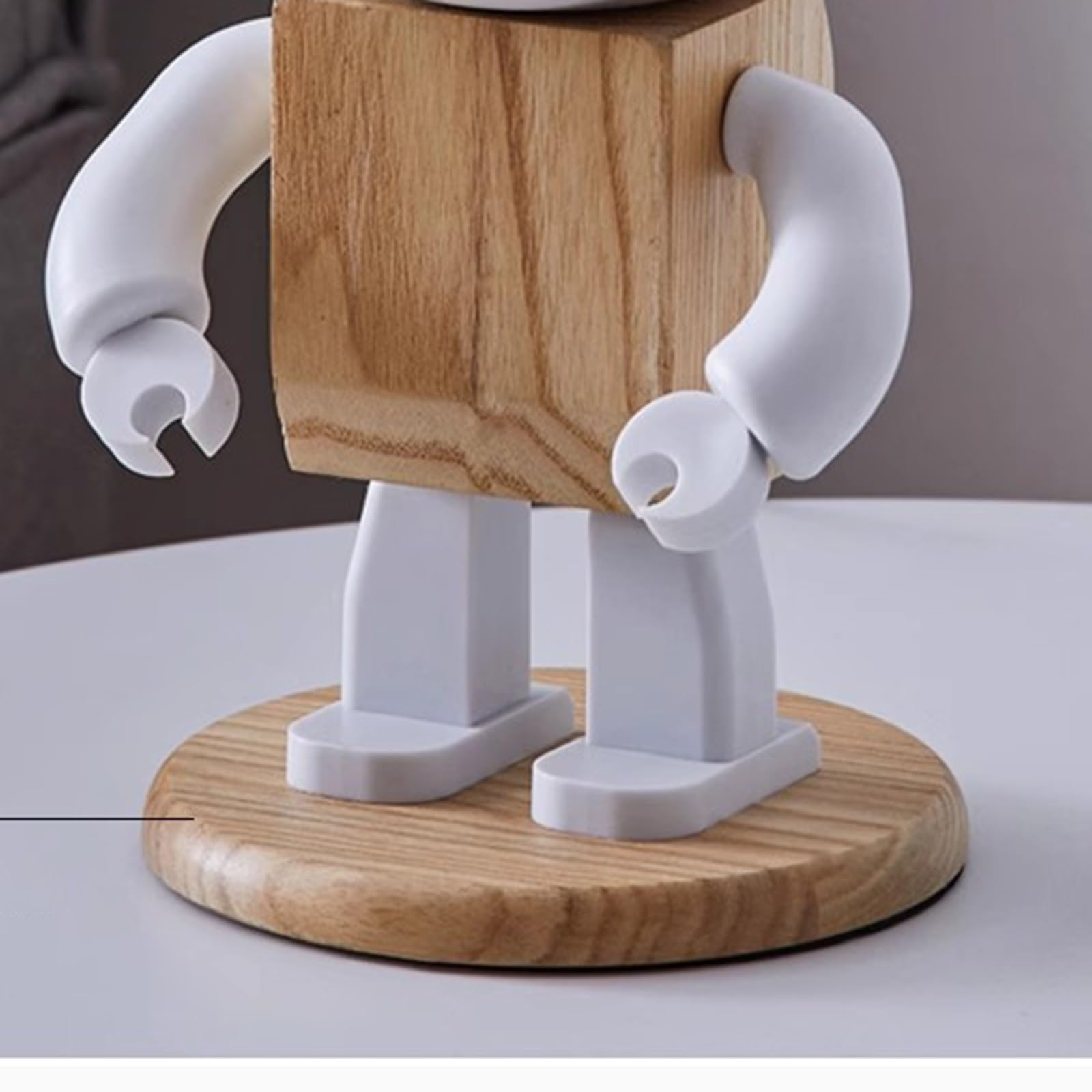 Lampka nocna Vintage Lampa stołowa Zmienna Lampka nocna Styl przemysłowy Robot Pokój dziecięcy Lampka nocna Lampa biurkowa