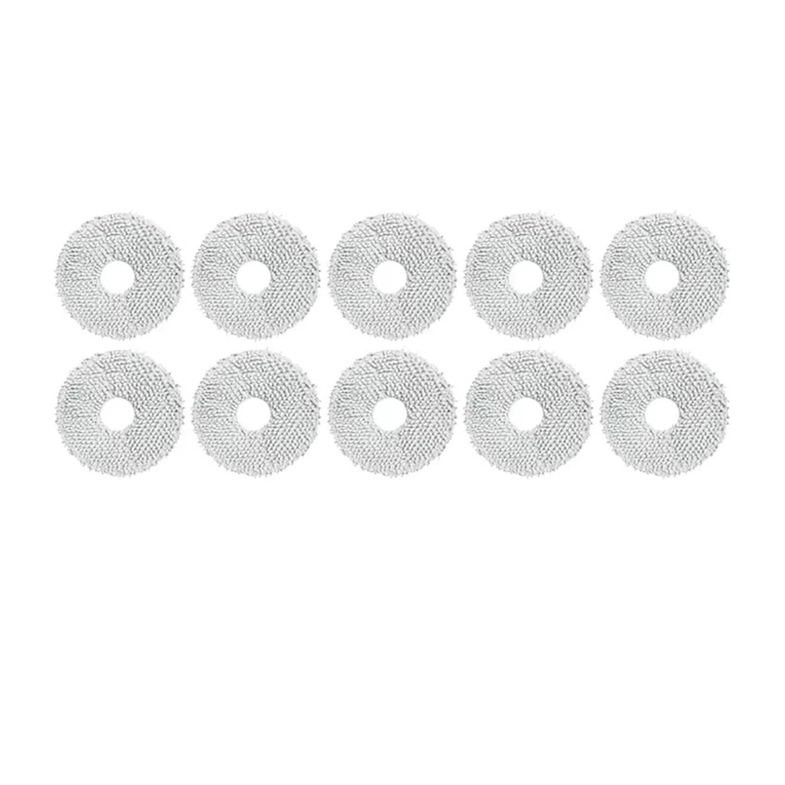NUCBCULWP Compatible For Xiaomi，Robot Vacuum S10+ S20+ X10+ X20 Plus B101CN,Compatible For Dreame，L10S Ultra L10S Pro L10 Prime Mop Cloth(10PCS)