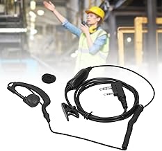 Cuque Talkie Earphone, Two Way Radio Earphone Ear‑Hook Earpiece, with Talkie Earphone for Talkie Earphone