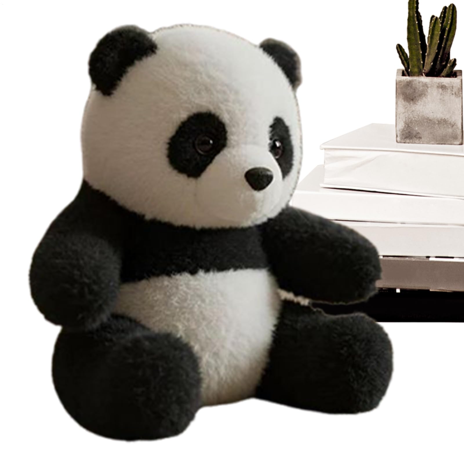 Panda Bear Plush – Plush Panda Bear, Super Soft Realistic Animal for Emotional Comfort Hugging Stress Reduction Companion for Adults Children Sleeping Nap