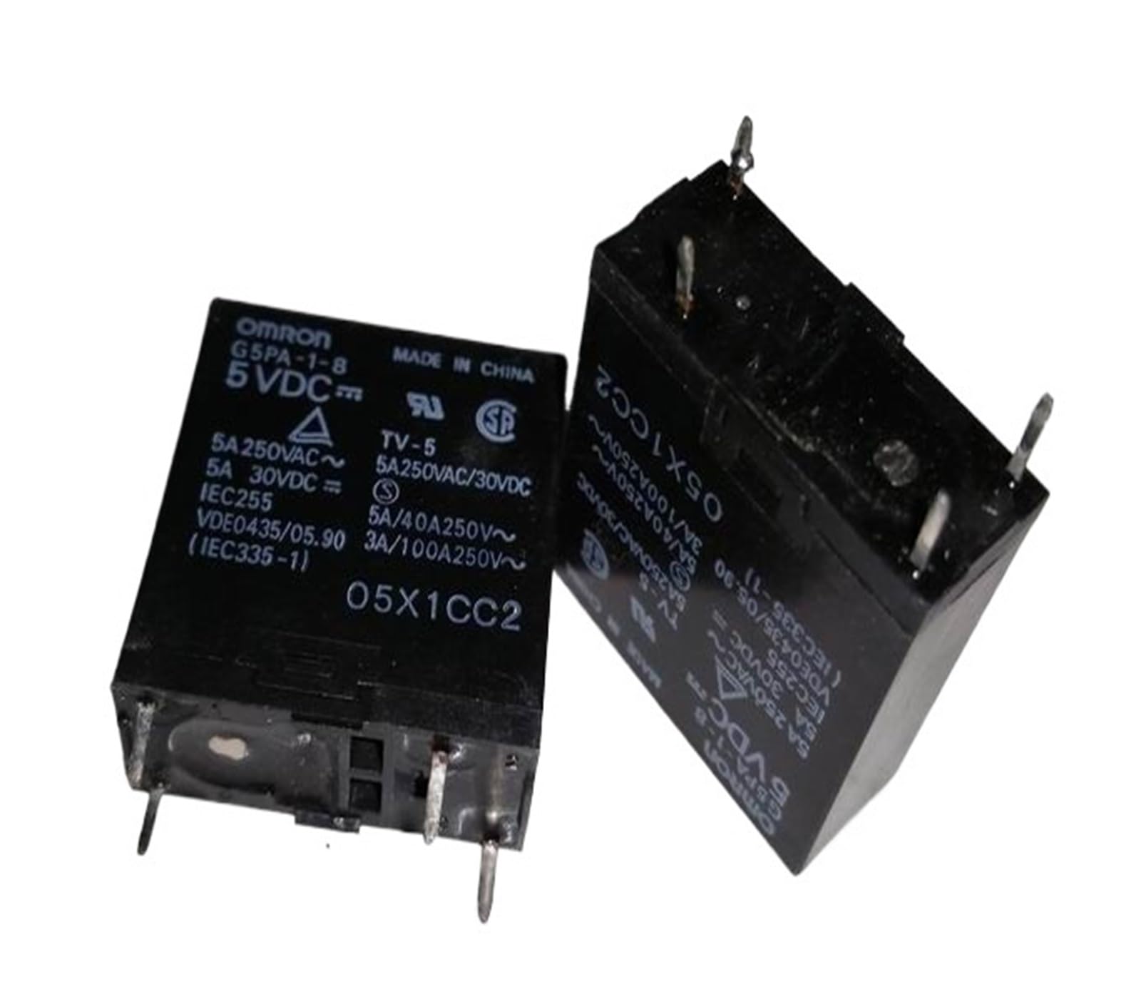 Relais électromécanique G5PA-1 5VDC miniature à 4 broches 5A 36F