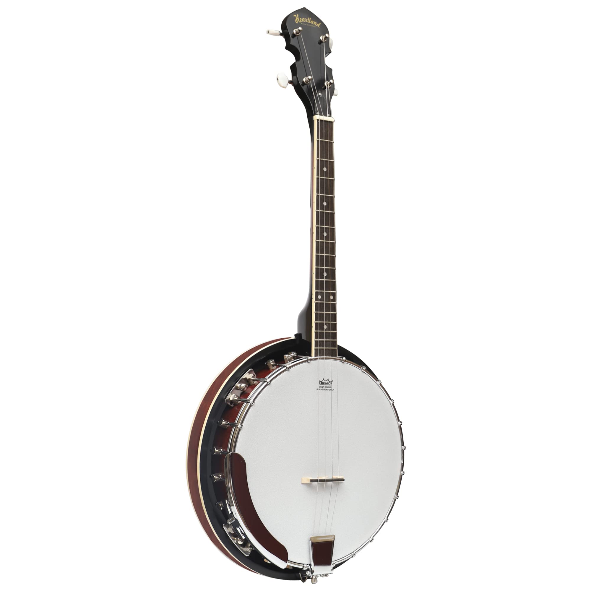 4-Saiten-Banjo mit fester Rückseite, 17 Bünde, 4-saitiger Tenor-Banjo, kurze Mensur