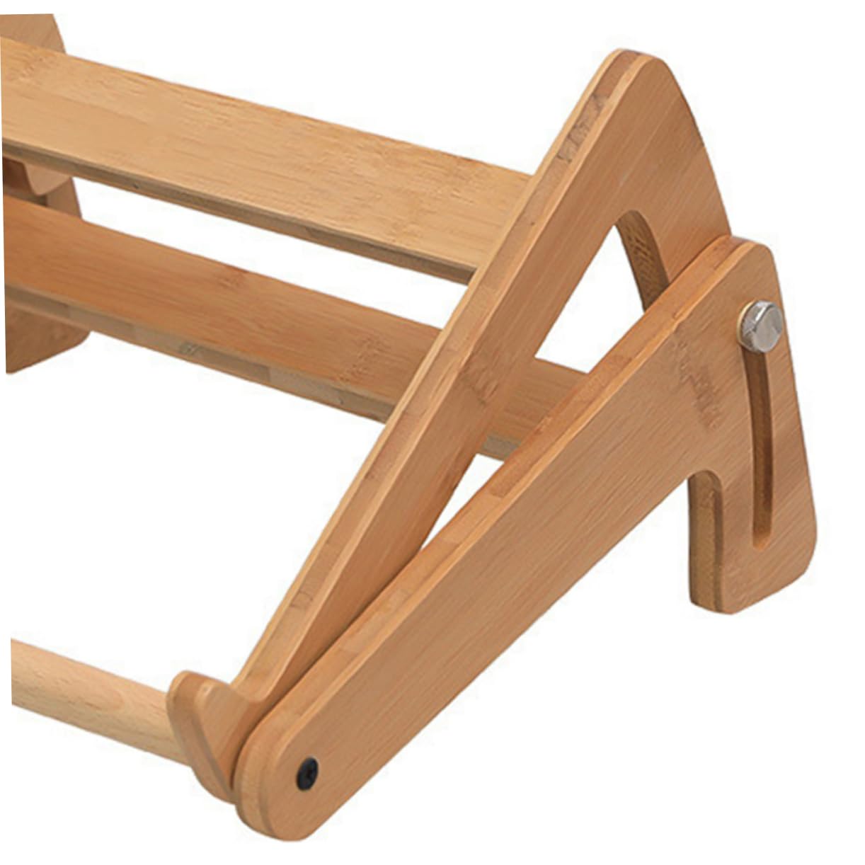 Supporto Elegante in per Regolabile Pieghevole Legno Laptop Design Altezza Semplice, Porta Computer Portatile per Scaffali