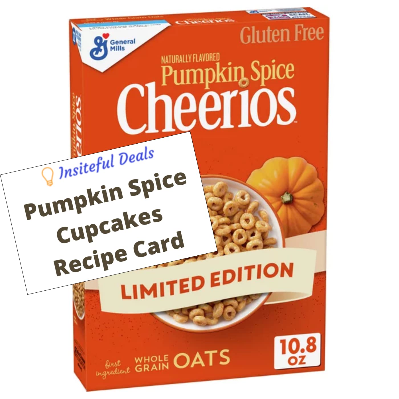 Buy Pumpkin Spice Cheerios & Recipe Card Bundle - Limited Edition