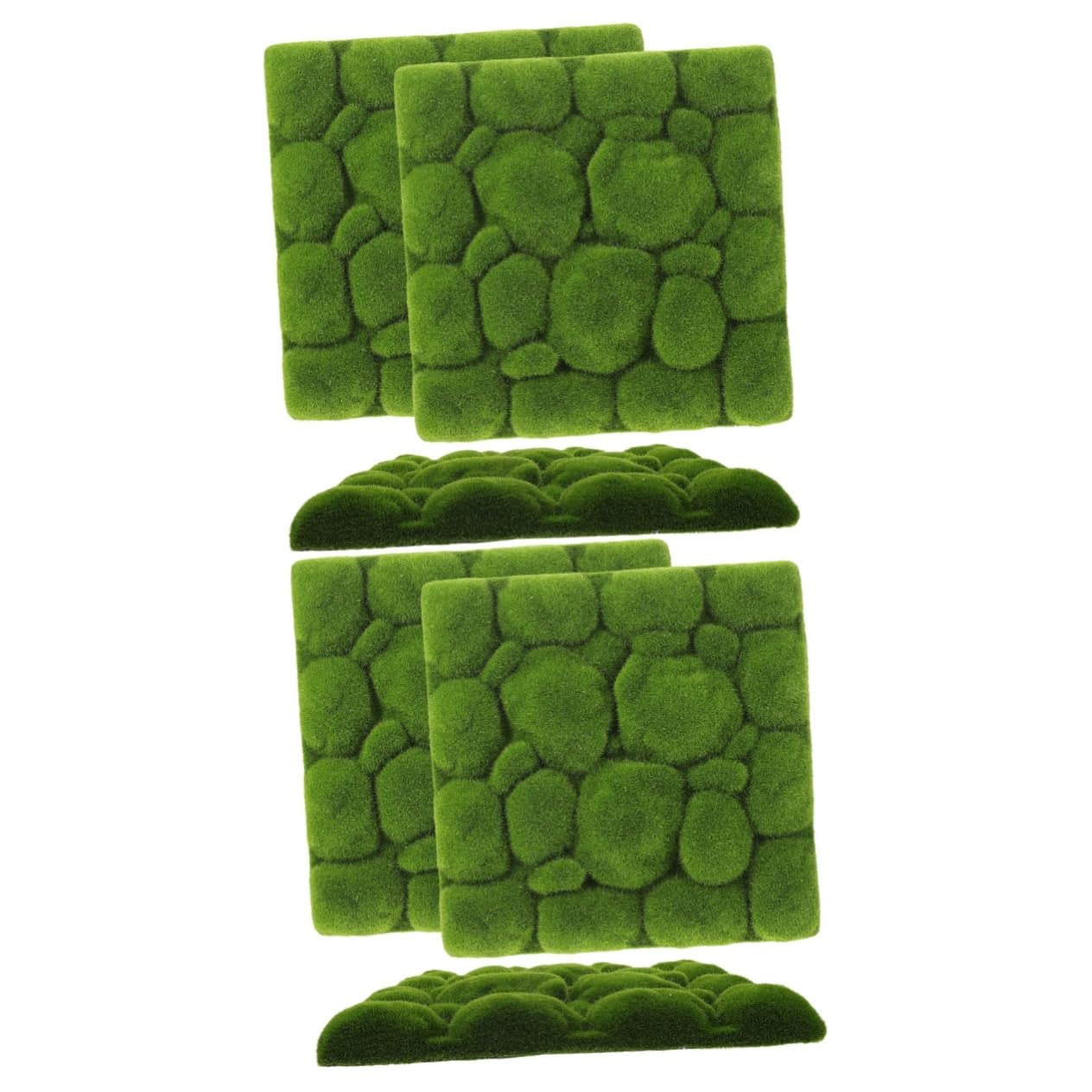 DECHOUS 6pièces Décoration Mousse Artificielle De Sphaigne Panneau De Plantes Végétales pour Fond De Mur Naturel pour Maison Et Événements