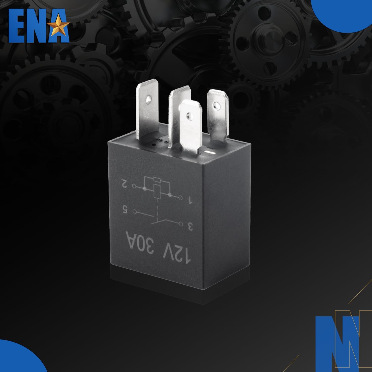 Amazon.com: ENA 4 Pack 4 Pin 30AMP 12V DC SPDT Universal